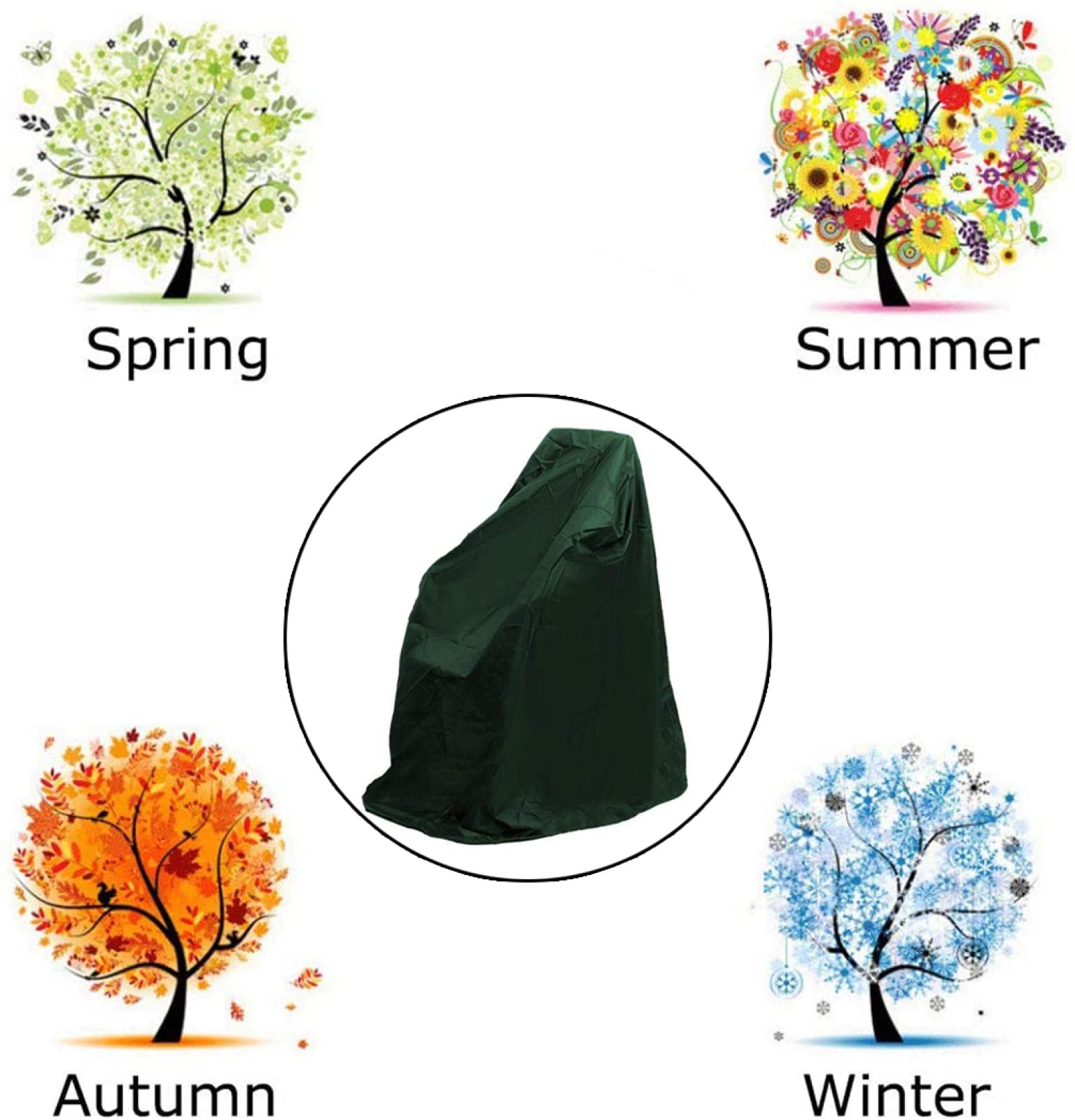 Fundas Impermeables para Silla de Ruedas, Oxford 210D, Resistente, para Scooter de Movilidad con Bolsa de Almacenamiento, Resistente al Viento y a la Intemperie, Color g