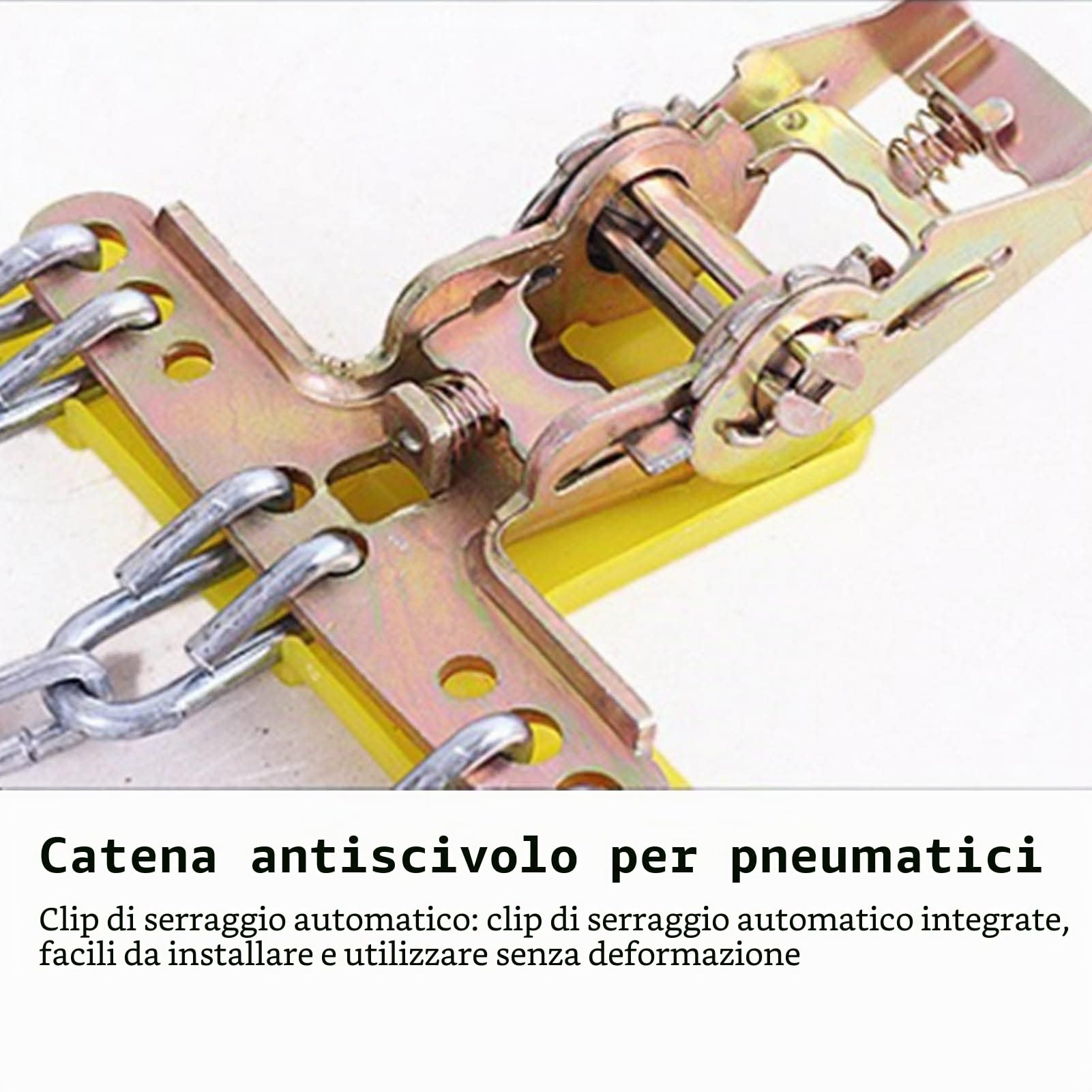 Catene neve per pneumatici, forte presa, catena di trazione universale per pneumatici ispessita, per SUV per auto per camion,catene neve