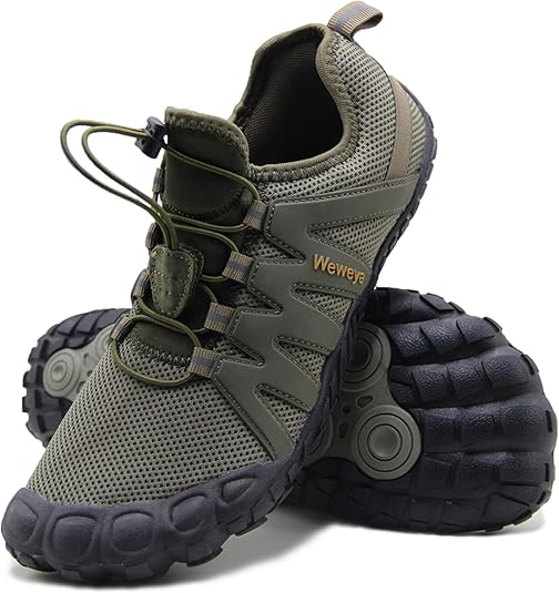 Weweya Barefoot Shoes Men Minimalist Running Cross Training Shoe