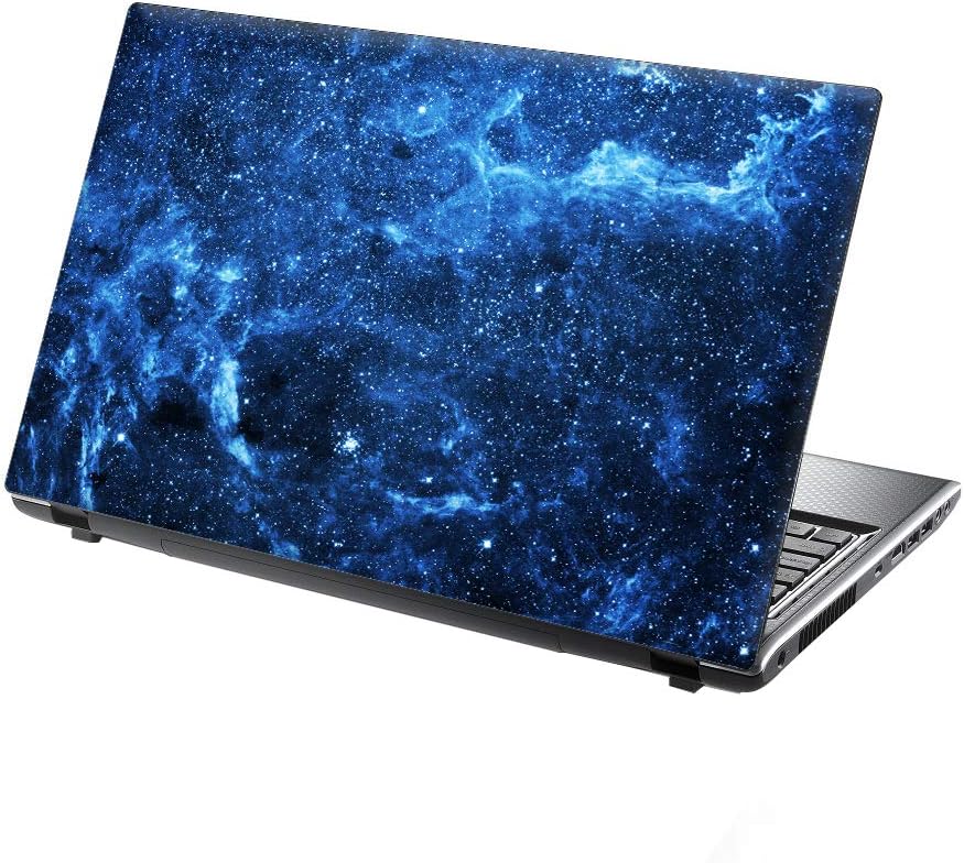 TaylorHe 15.6 inch 15 inch Laptop Skin Vinyl Decal with Colorful Patterns and Leather Effect Laminate MADE IN BRITAIN Cosmos Space