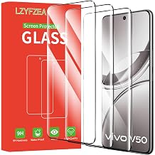 3-Pack Screen Protector for Vivo V50 5G / VIVO V50e, High Transparent 9H Hardness, Anti-Scratch, Bubble-Free Installation