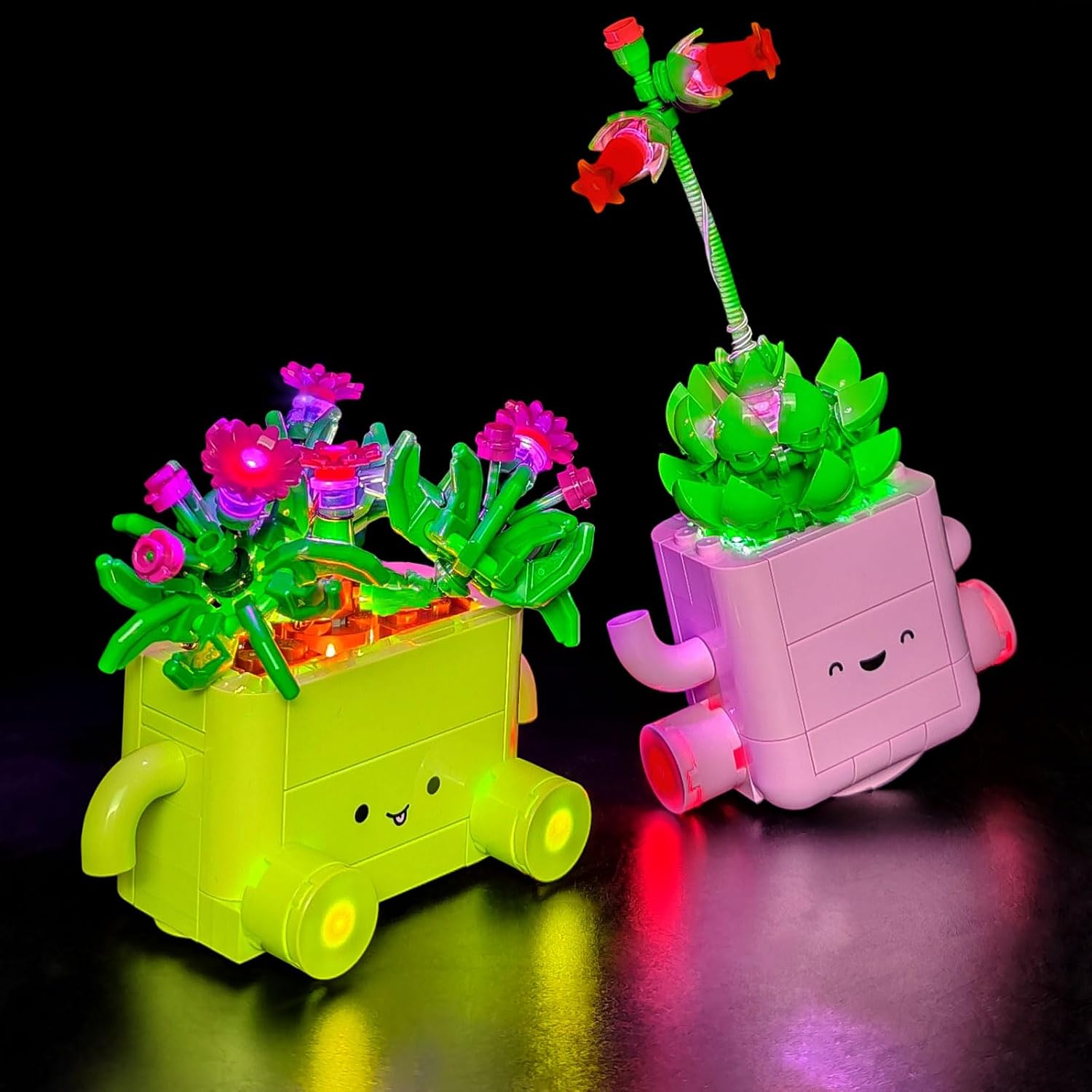 Light Kit Compatible with Lego 11506 Rocking Plants Botanical Collection | Upgrade Touch Switch Custom LED Lighting Accessories for Building Model Display, Lights Only, Model Not Included