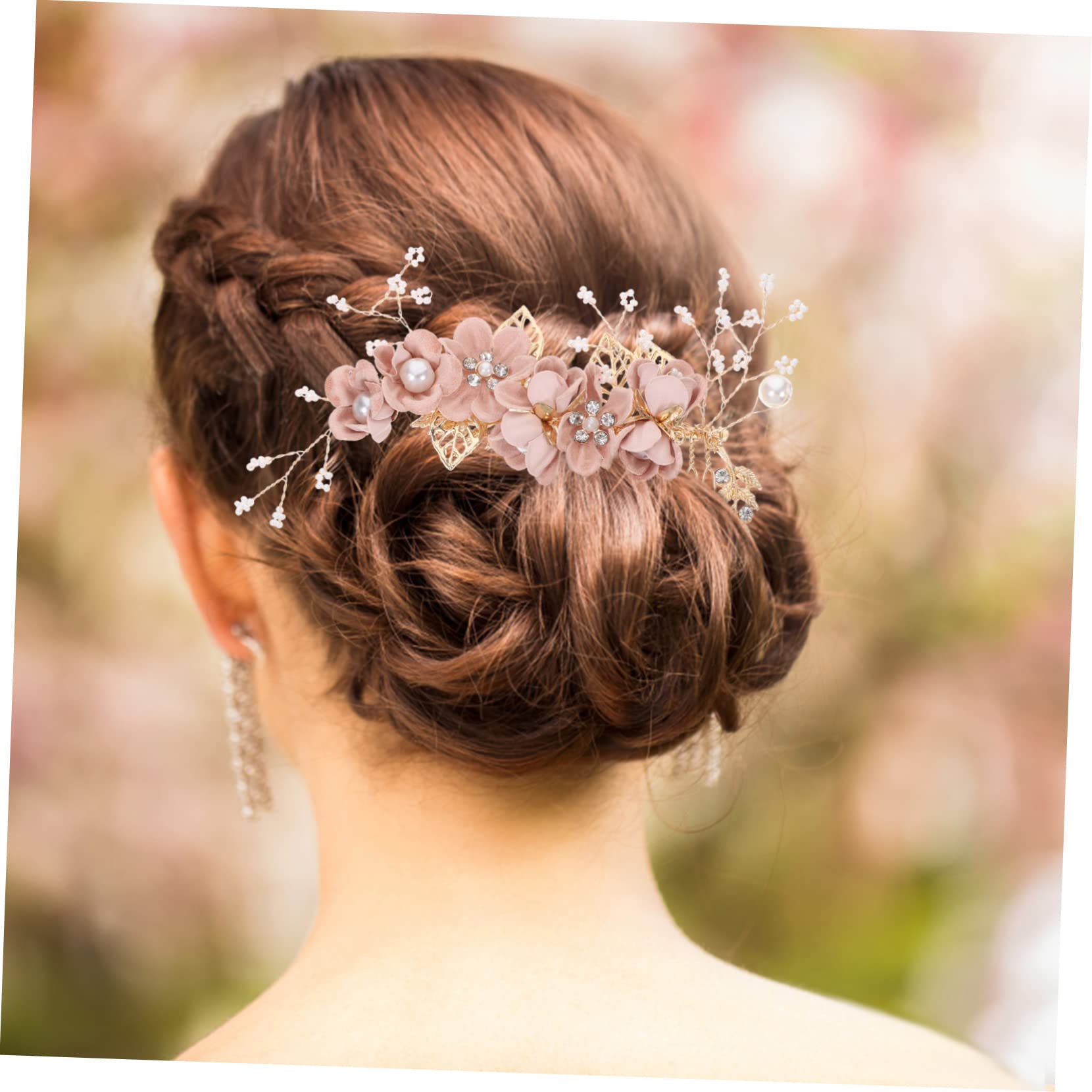 DOITOOL 16stücke Teiliges Goldene Haarschmuck Für Bräute Elegante Blumen-haarspangen Für Hochzeiten Brautfrisuren Oder Besondere Anlässe