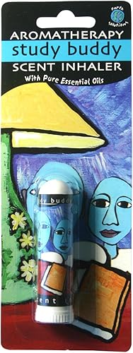 Earth Solutions Inhalador de aromaterapia  Study Buddy  Difusor personal de aceites esenciales  Una mezcla de aceites esenciales tranquilos para