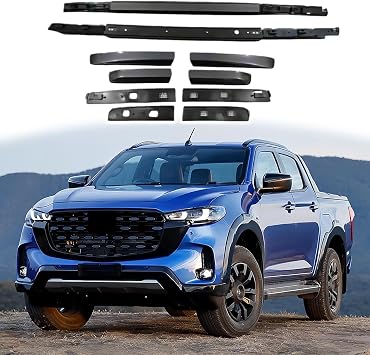 2Pcs Heavy Duty Roof Rack Cross Bars Fits for Mazda BT-50 BT50 2020-2025 Aluminum Cargo Bars for Luggage Gear Rooftop Storage Car Roofs Rack Cargo Carrier