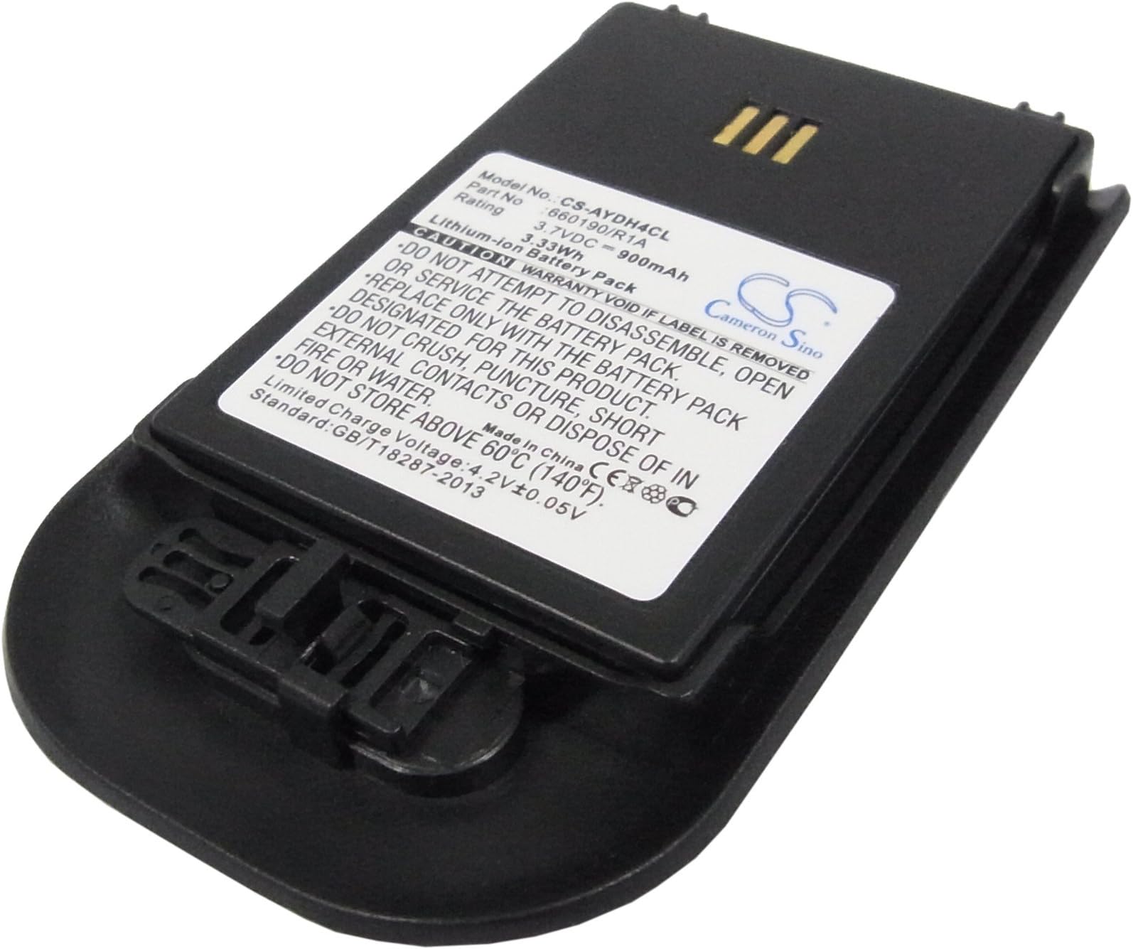 SLCBATTERY 900mAh Battery Replacement for Ascom 9d62, D62, D62 DECT, DH4-ACAB, i62, P/N 5530000102, 660190, 660190/R2B, 660217