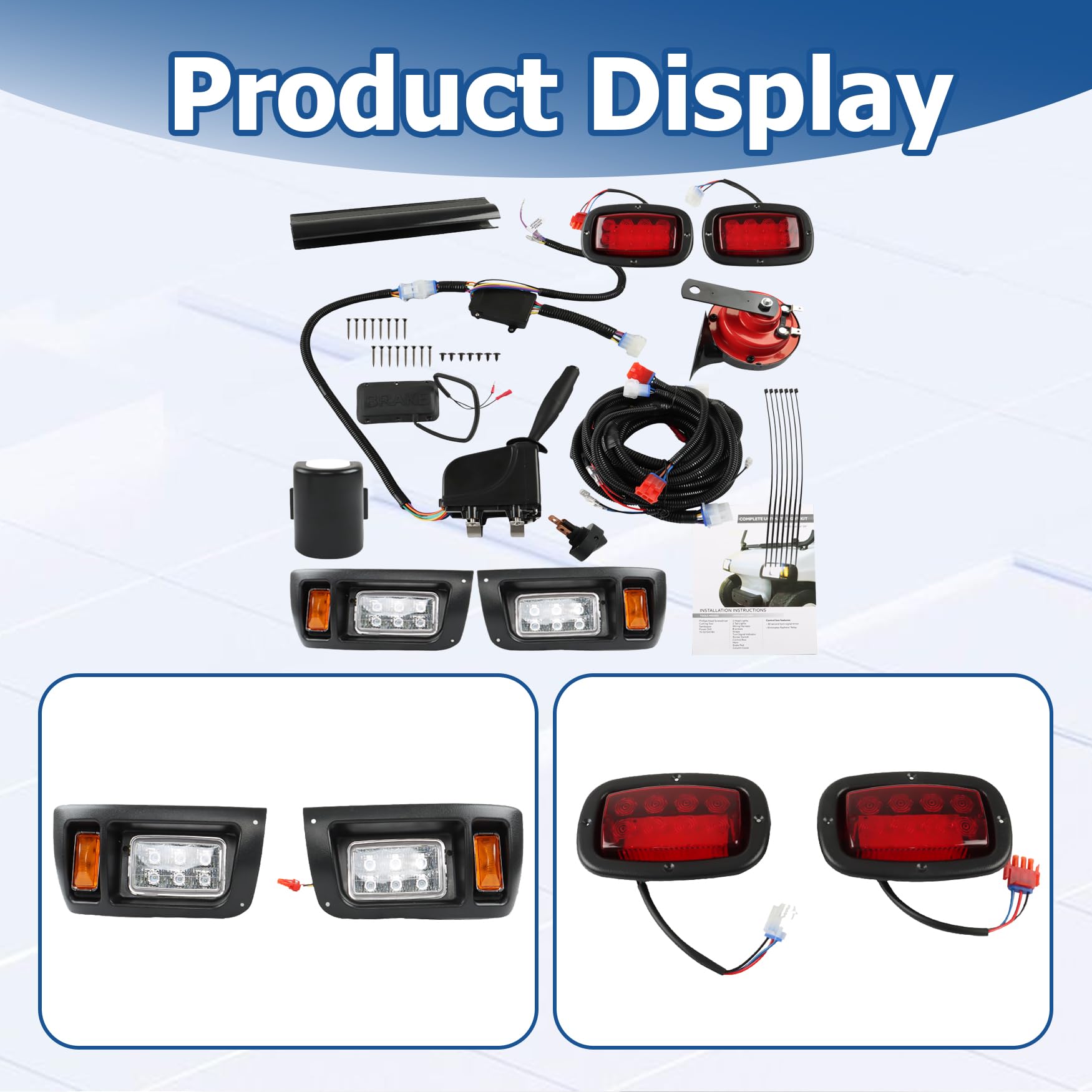 Amazon.com: WFLNHB Golf Cart Light Kit Replacement for DS Club Car