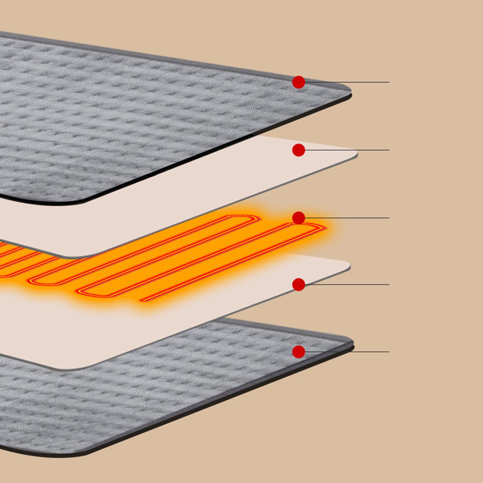 Termoforo 30x60 Cm 9 Temperature Termoforo Elettrico