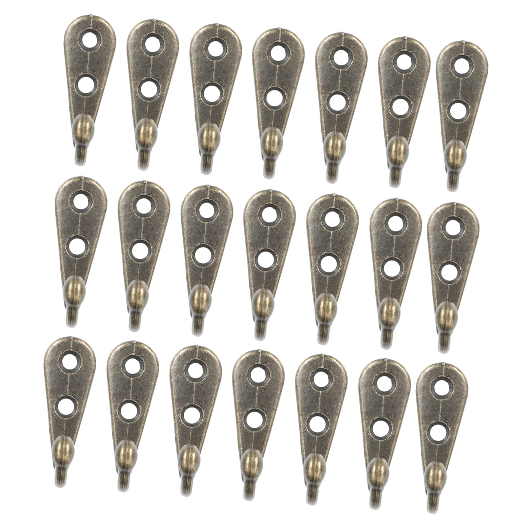Patère crochets muraux vintage en métal VASDEV (lot de 30) pour suspendre vos vêtements