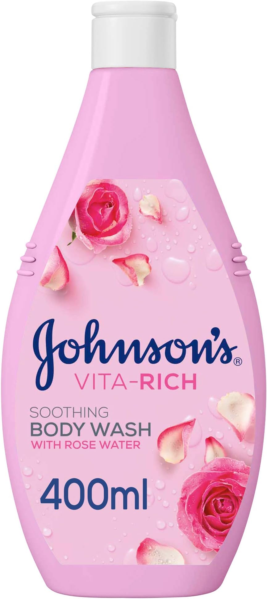 Body Wash - Vita-Rich, Soothing Rose Water, 400ml