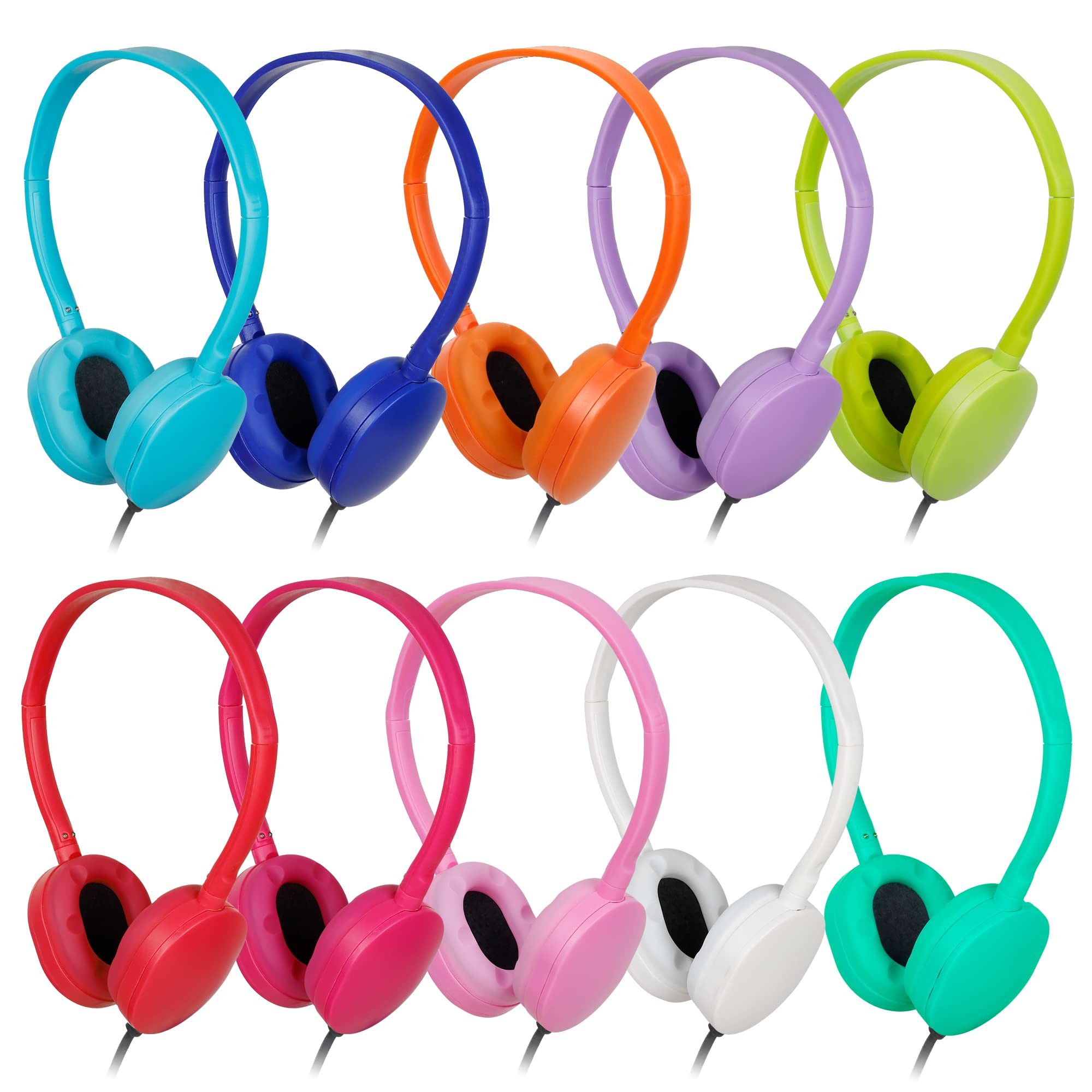 classroom headphones bulk pack for students boys girls teens adults