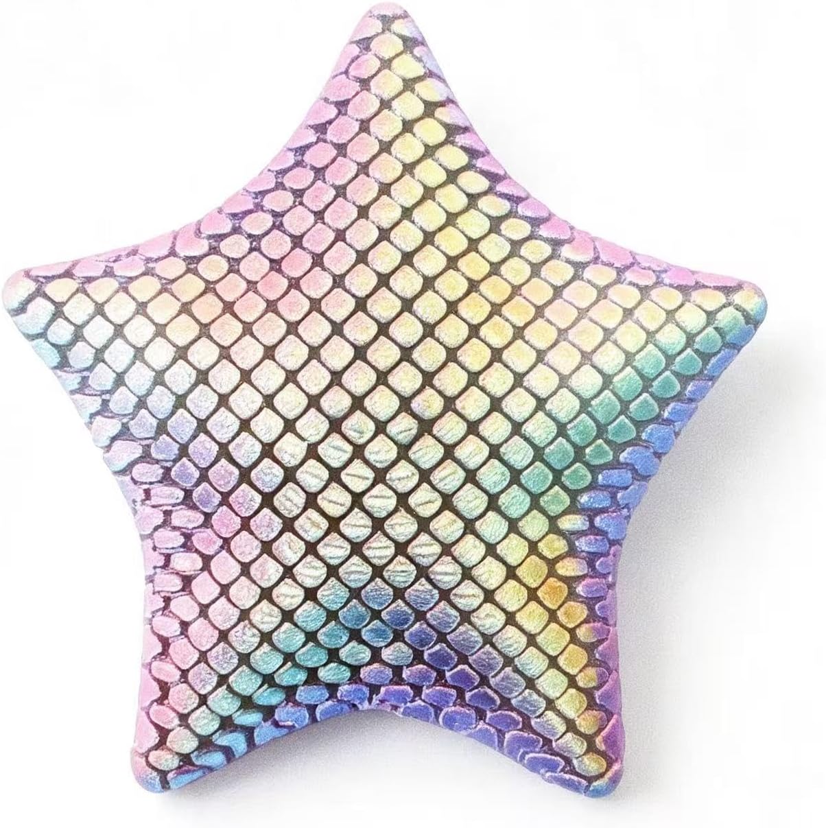 3D Printed Articulated Starfish: 5.1" Posable Desk Gadget (Iridescent)