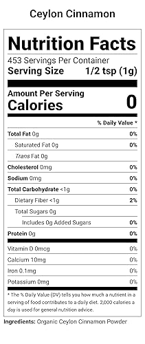 Miniatura 2 de Terrasoul Superfoods Organic Ceylon Cinnamon Powder, 2 Lbs - Lab-Tested for Authenticity Premium Quality and Flavor