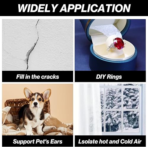 Miniatura 7 de Varilla de respaldo de 30 pies de diámetro de 14 de pulgada de diámetro, tira de sellado de sellado de expansión de hormigón para huecos y juntas