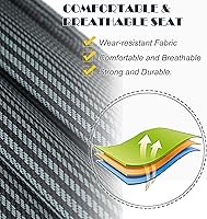 Vista 5 de ABORON Cama de invitados plegable resistente para adultos, capacidad de 500 libras, catre extra portátil con doble capa 1215D, ideal para estancias