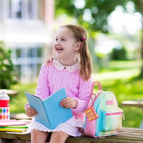 Miniatura 5 de Hicarer 16 llaveros de plástico para niños de 8 a 12 años de edad para fiestas de plástico para mini mochila, clip para fiesta de cumpleaños