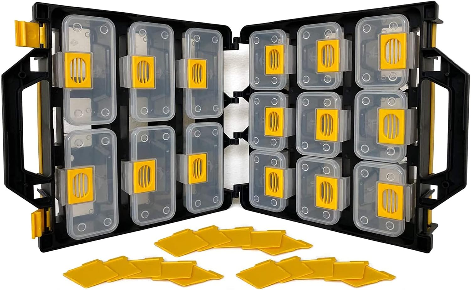 70% Off Everything EnnovaTools Hardware Case Tackle Box storage with Patented Removable Compartment Organizer and Reversible Carrying Case for Screws, Nuts, and Bolts, WVE9420