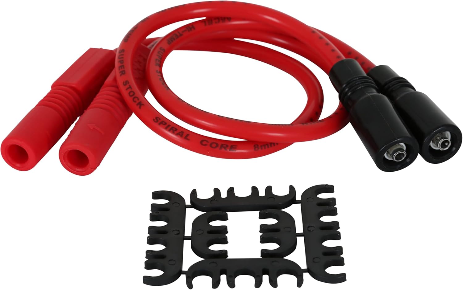 ACCEL 171098-R Custom Wire Set - 8MM - Red
