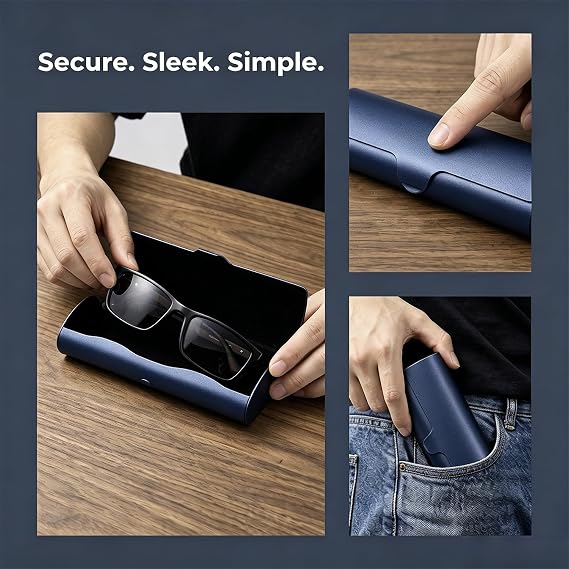 Philley Eyeglasses Aluminum Ultra-Light Slim Reading Glasses Case