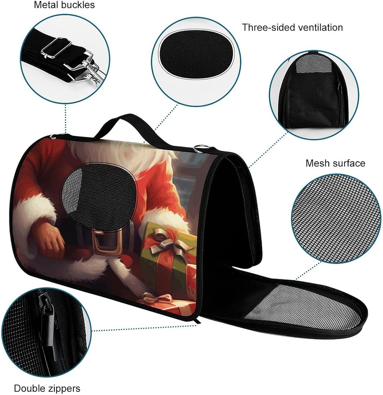 Pet Handbags, High Definition Printed Pet Handbags,folding Pet Bags,new Pet Handbags,universal Pet Handbags, 45X26X23.5cm