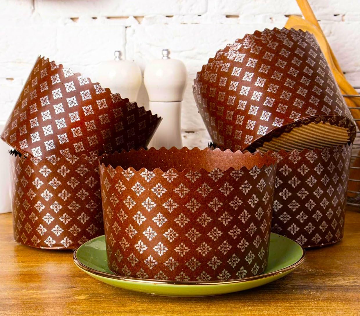Panettone Paper | | Easter Bread Forms Paska Kulich Round Non
