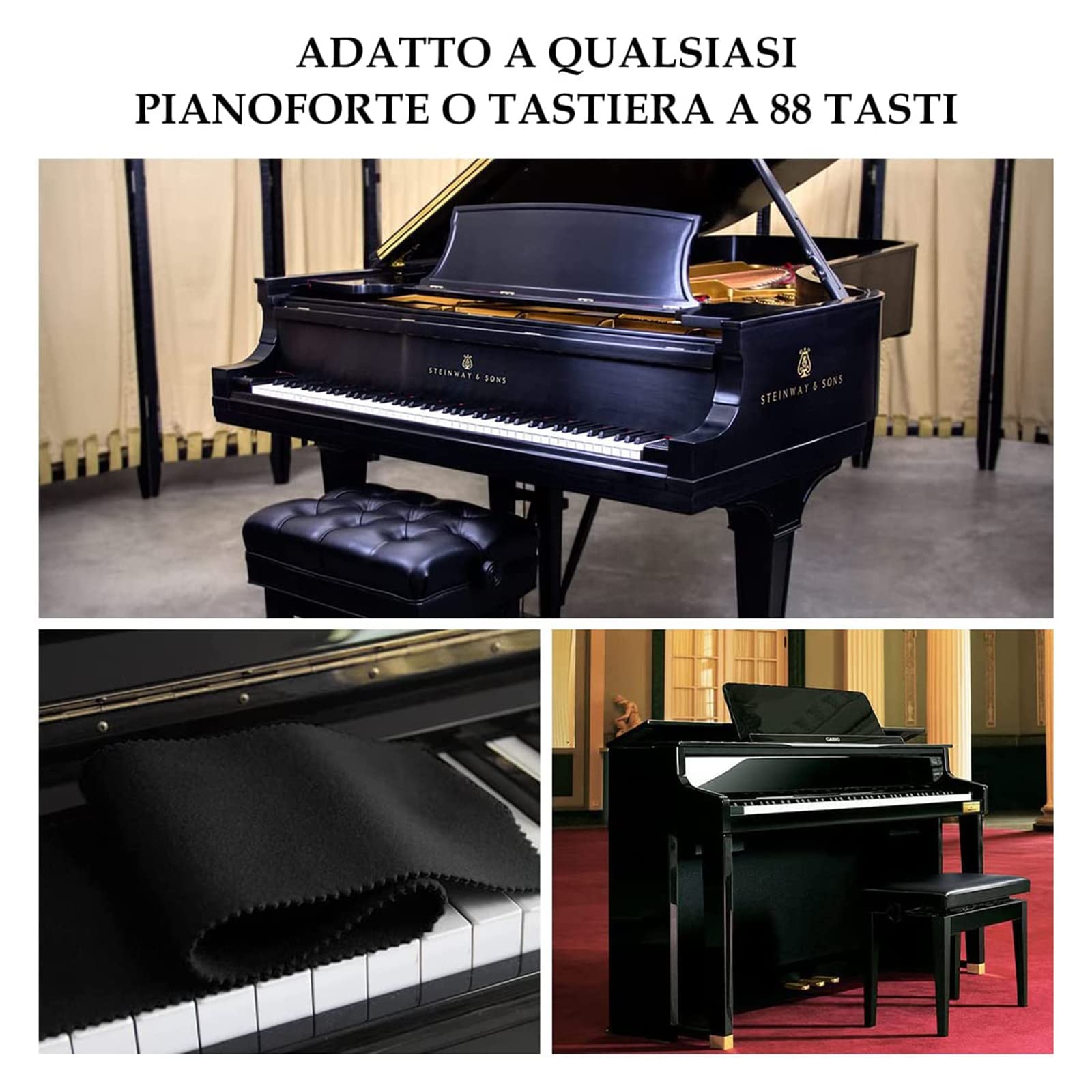 Housse Anti-poussière Pour Clavier De Piano, Helweet