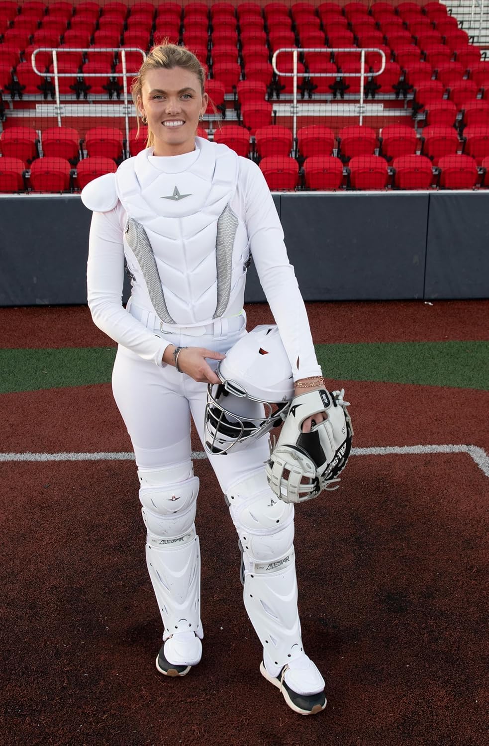 All Star PHX Paige Halstead Fastpitch Softball Catching Kit Premium Gear, Durable Protection Set for All Ages