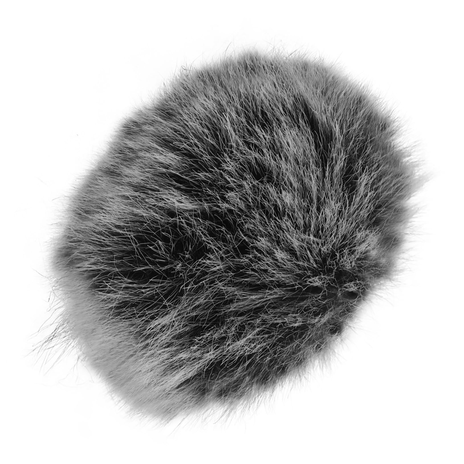 Toyvian Funda De Piel Prueba De Viento Protectora Para Micrófono Filtro Antipop De Pelo Sintético Para Uso Estudio o Grabación Funda Protectora Antiviento
