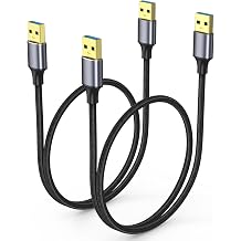 USB to USB Cable 2FT 2-Pack, USB A to USB A Cable 3.0 Male to Male
