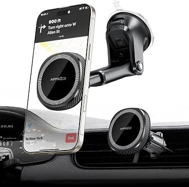 Porta Cellulare Auto, Aspirazione Ultra Potente & Universale, Supporto Telefono Porta Cellulare Auto, Aspirazione Ultra Potente & Universale, Supporto Telefono