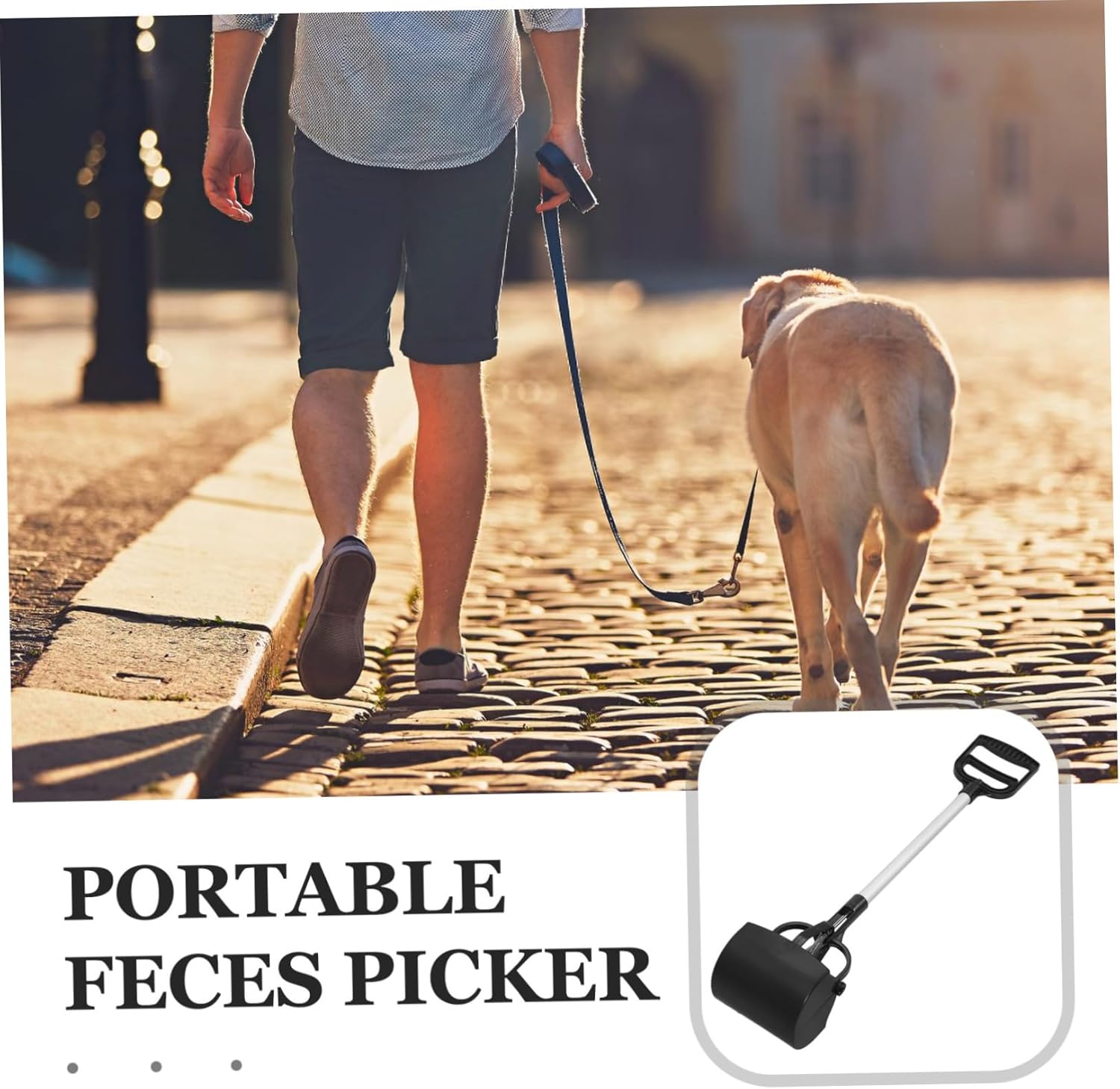1pc Handle Pet Waste Picker Portable Outdoor Cleaning Tool for Dog Waste Lightweight Random for Easy Pet Litter Collection