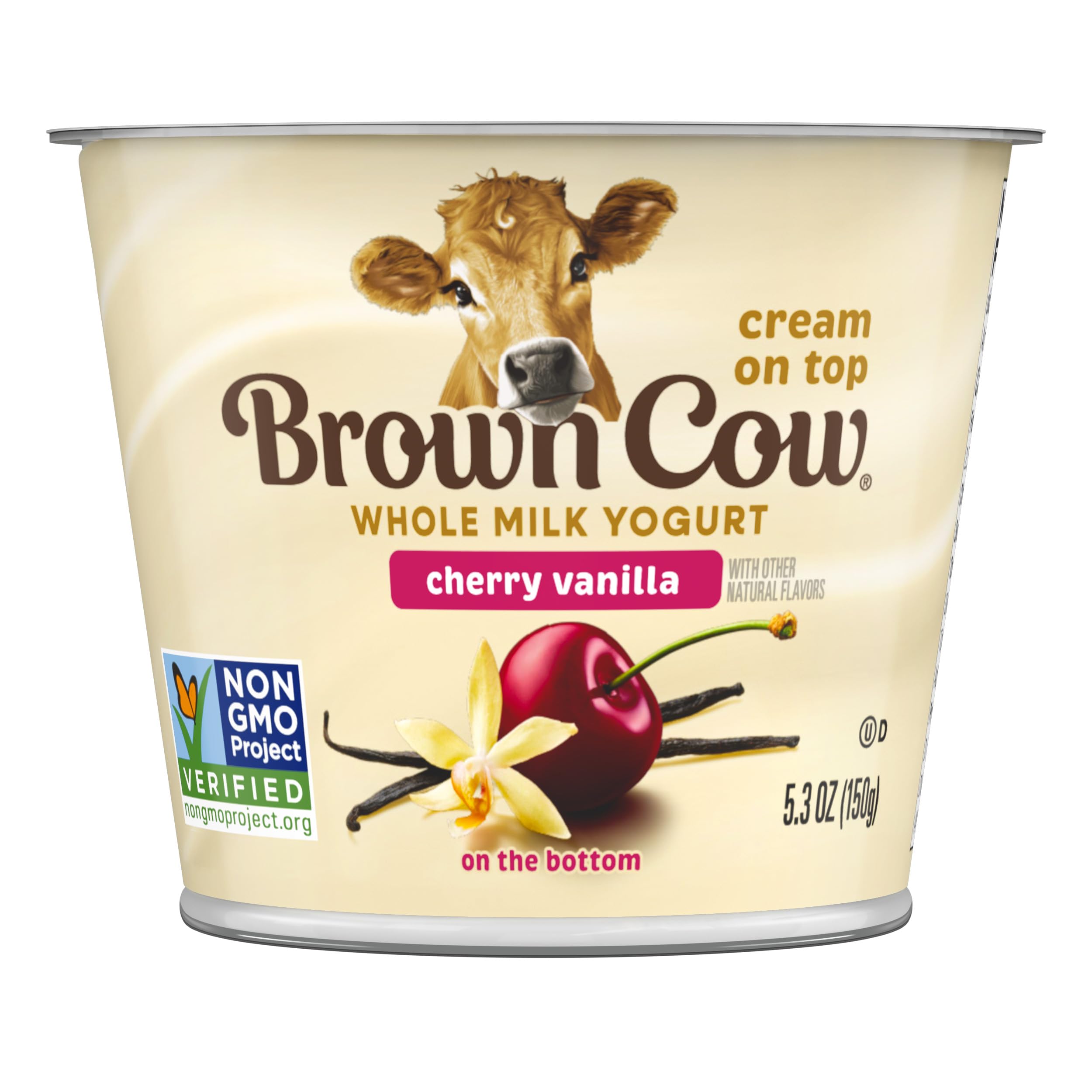 Amazon.com: Brown Cow Cream Top Cherry Vanilla on the Bottom Whole