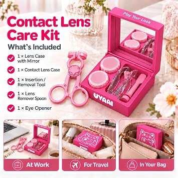 Contact Lens Applicator Tool & Remover Kit for Long Nails, Eye Opener