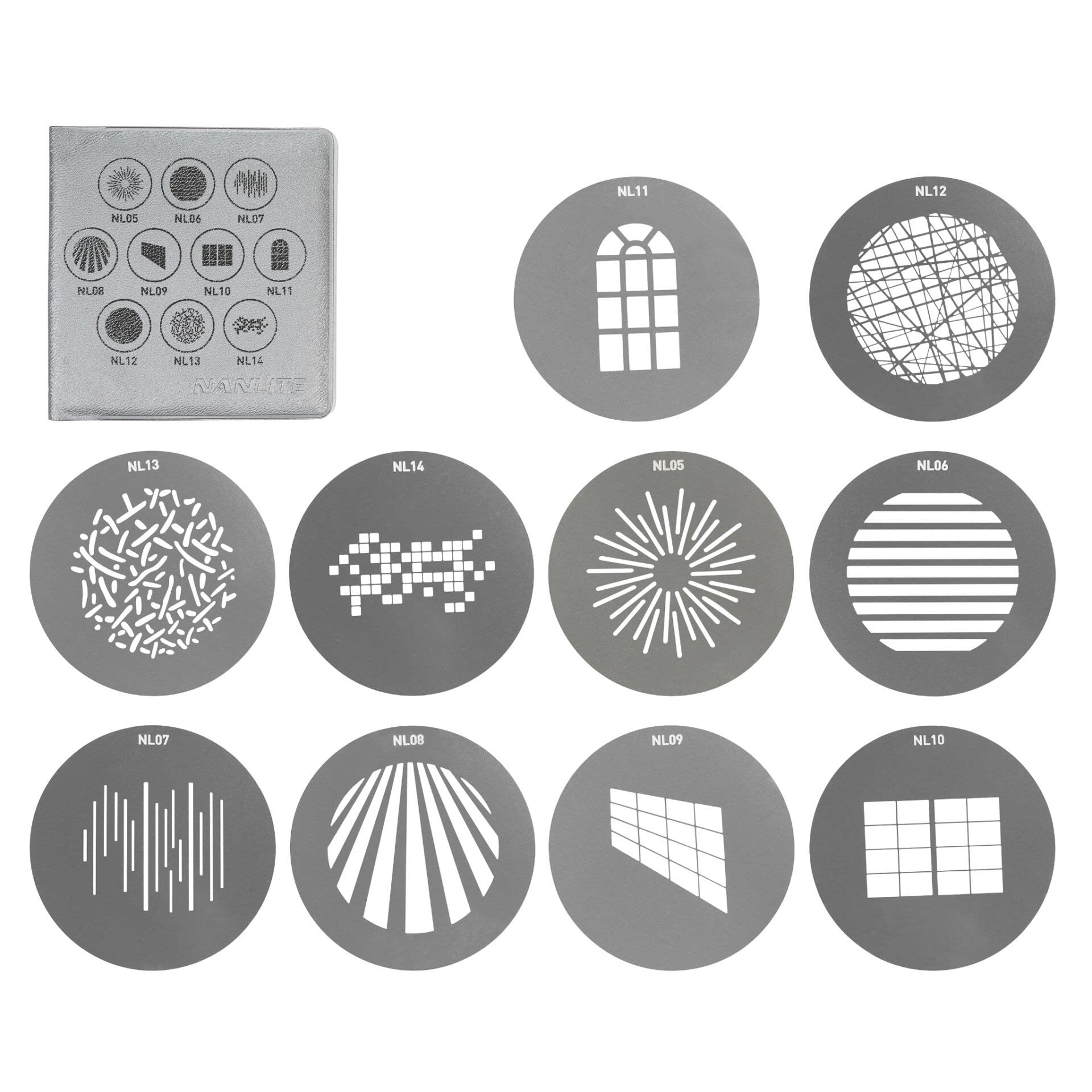 Nanlite GOBO-Set 1