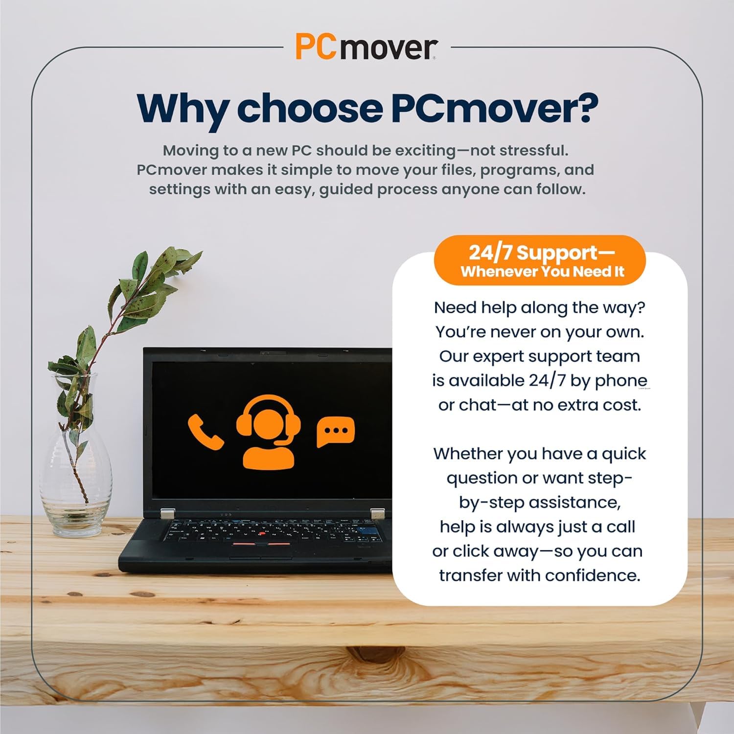 Laplink PCmover Business Standard - Software de migración de PC a PC - 10 usos - Migración automática de nuevas PC - Reducción del esfuerzo de TI y ahorro de tiempo y presupuesto