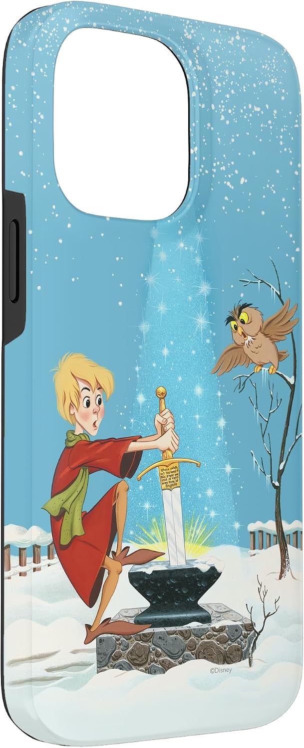 Disney The Sword in the Stone Arthur Archimedes Light Blue Case for iPhone 14 Pro Max