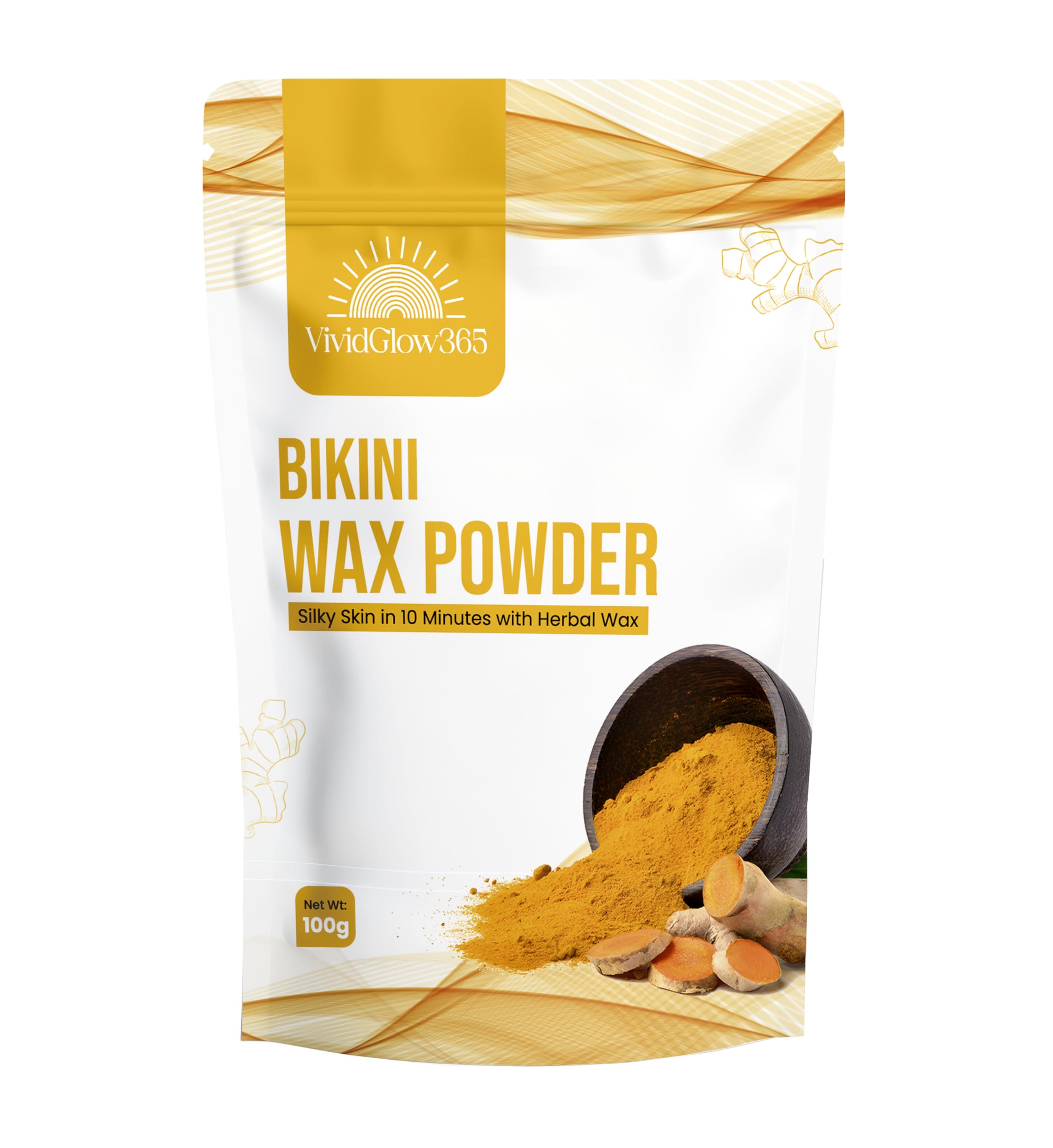 VividGlow365 - Best Bikini Wax - Bikini Wax Powder Easy to use at home, No chemicals - No Irritation, No Skin rashes for Women and Girls (100g) (B0CXPG8DH6) Amazon Price History, Amazon Price Tracker