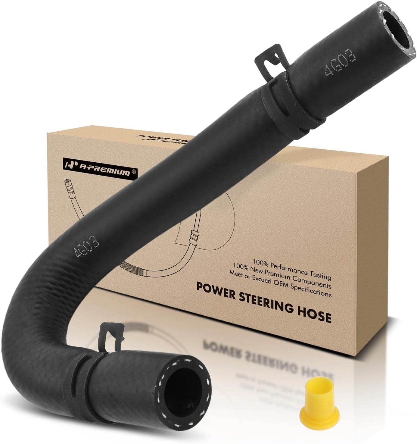 A-Premium Power Steering Reservoir Hose line Compatible with Volvo XC90 2007-2014 L6 3.2L Gas Reservoir to Pump