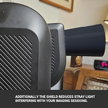 1pc Dew Shield Compatible with ZWO Seestar S50-3D Printed Seestar S50 Accessories (Black)