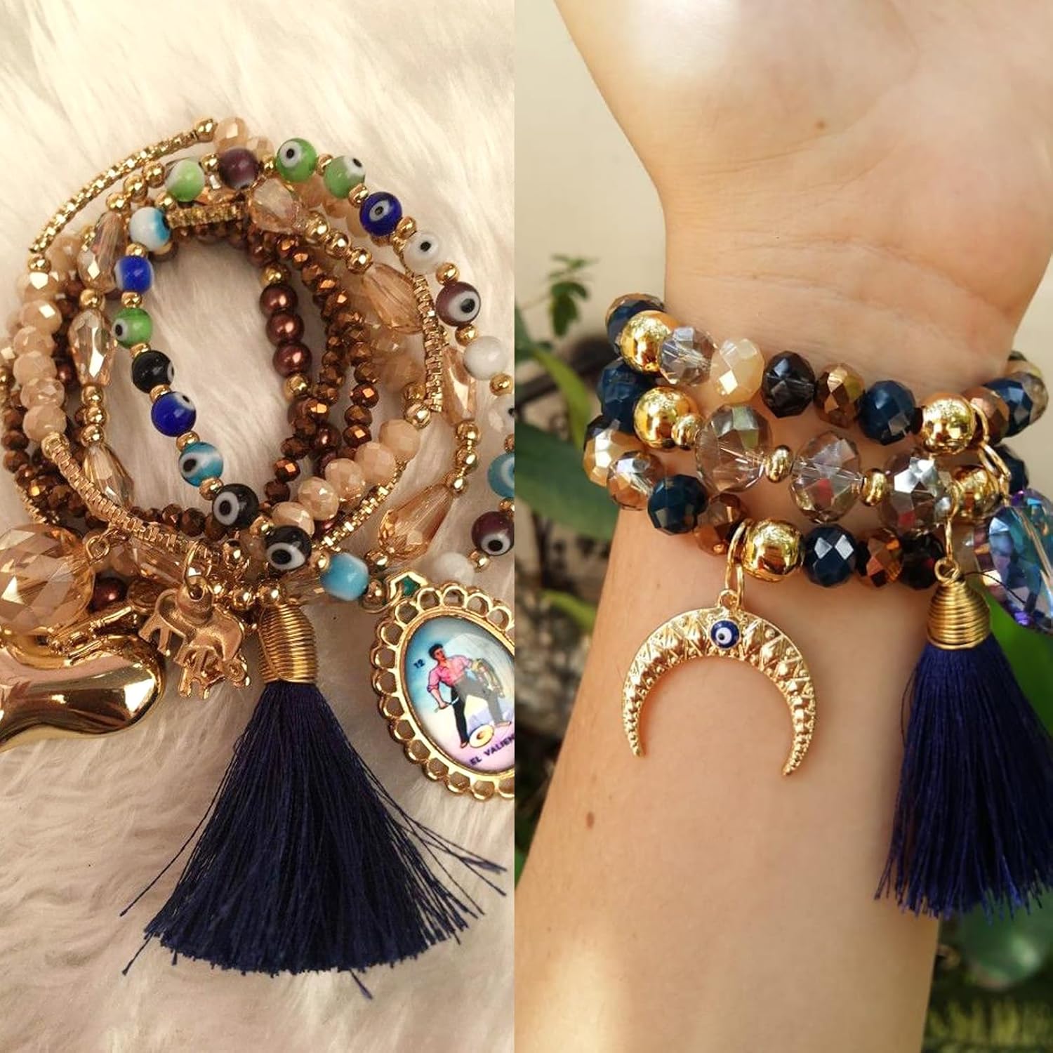 390pcs Glass Beads for Bracelets Making, 8mm Brown Series Faceted Crystal Loose Bulk Beads for Earring Necklace Jewelry Crafts DIY Suncatchers - Image 5