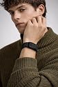 Zavyoo Screenless Fitness Band for Men & Women | HRV, Heart Rate, SpO2 & Sleep Tracker | No Screen, No Distractions | Activity & Recovery Monitor | 30 Day Battery | iOS & Android | Black gallery image