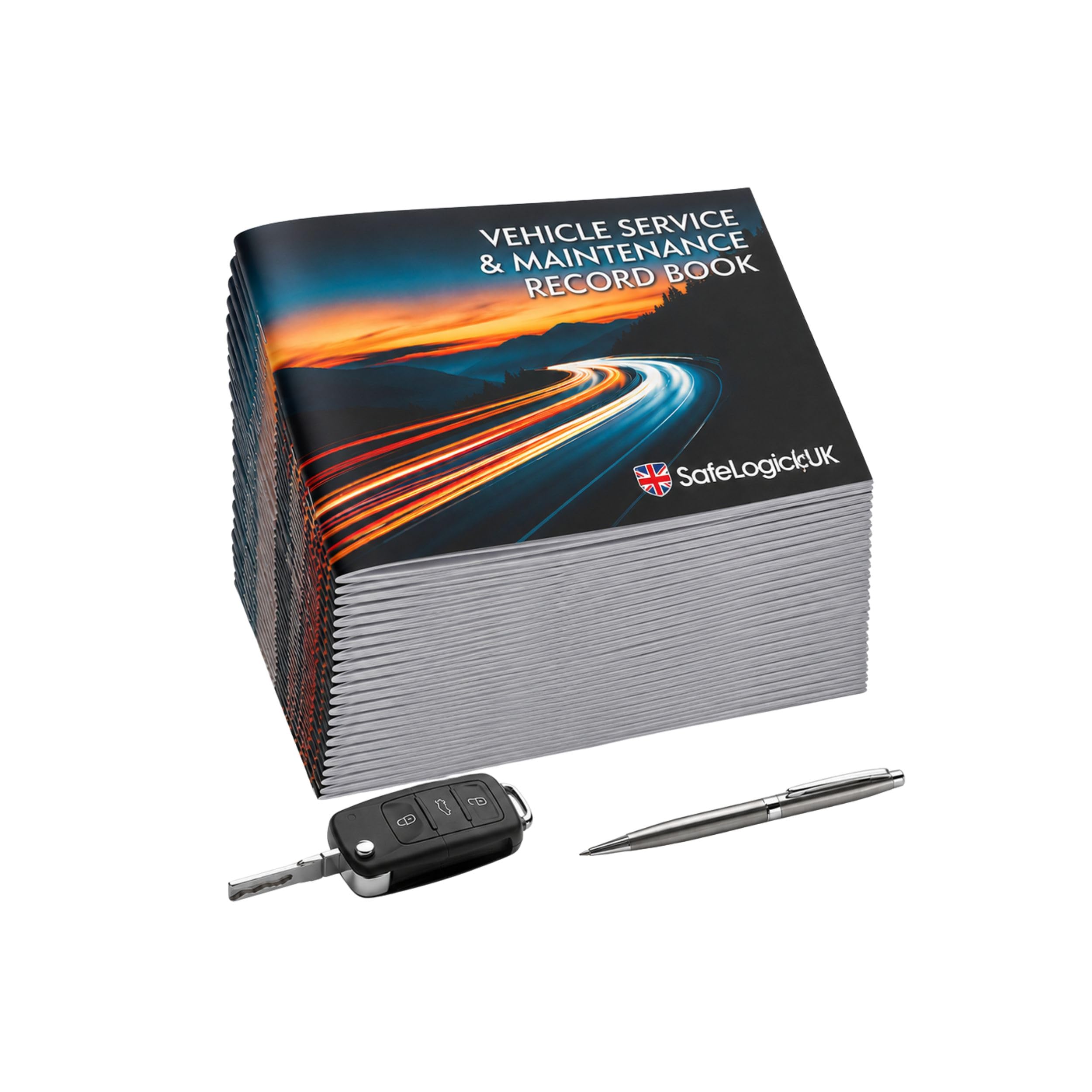 Replacement Service History Book, Car Service Book, Van Maintenance Record, Replacement Vehicle Logbook, MOT and Repair Tracker, UK Road Legal Format, 50-Pack