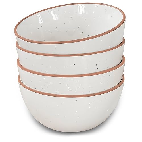 Mora Ceramic Bowls For Kitchen, 28oz - Bowl Set of