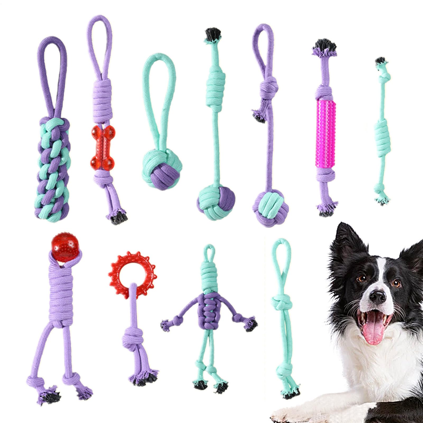 Jouet à tirer pour chien résistant à la mâchouille : fini l'ennui à la maison