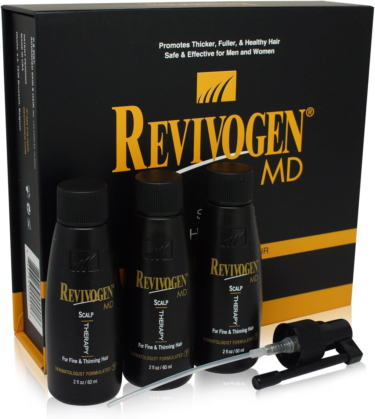 Revivogen Scalp Therapy Serum MD 3 bottles