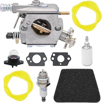 NIMTEK 545081885 Carburetor Kits for Poulan Chainsaw 1950 2050 2150 2375 Wild Thing 2375LE Chainsaw Replace Walbro WT 89 891 WT-324 Zama C1U-W8 C1U-W14