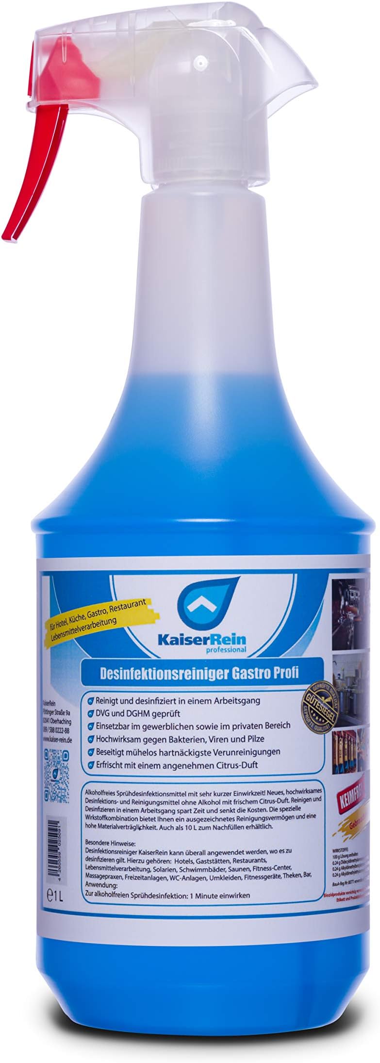 Sanit&auml;rreiniger, Badreiniger Und WC-Reiniger In Gr&uuml;n