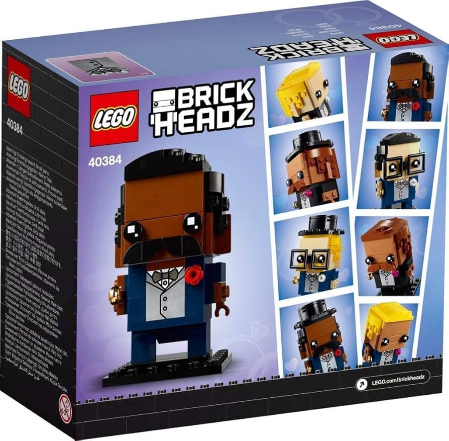 Amazon.com: Lego 40384 Brickheadz Groom : Toys & Games