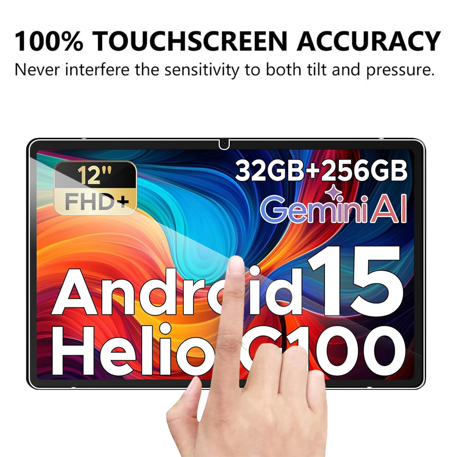 Protector De Pantalla Para Doogee Tab E3+ / E3 Plus - 2 Pack De Cristal Templado Antiarañazos Y Antihuellas, HD Claro