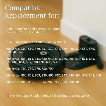 SCREENTRONICS Home Base Charging Dock Station Compatible Replacement for iRobot Roomba e5 e6 i1 i2 i3 i4 i5 i6 i7 i8 500 600 700 800 900 Series Robot Vacuum Charger